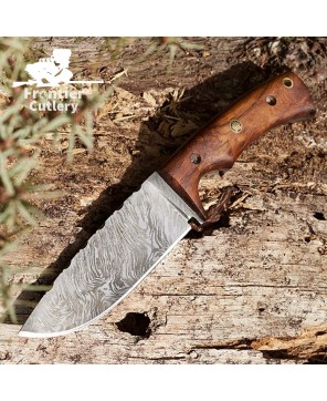 Premium Damascus Steel Hunting Skinner Knife