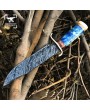 Handmade Damascus Steel Bowie Knife