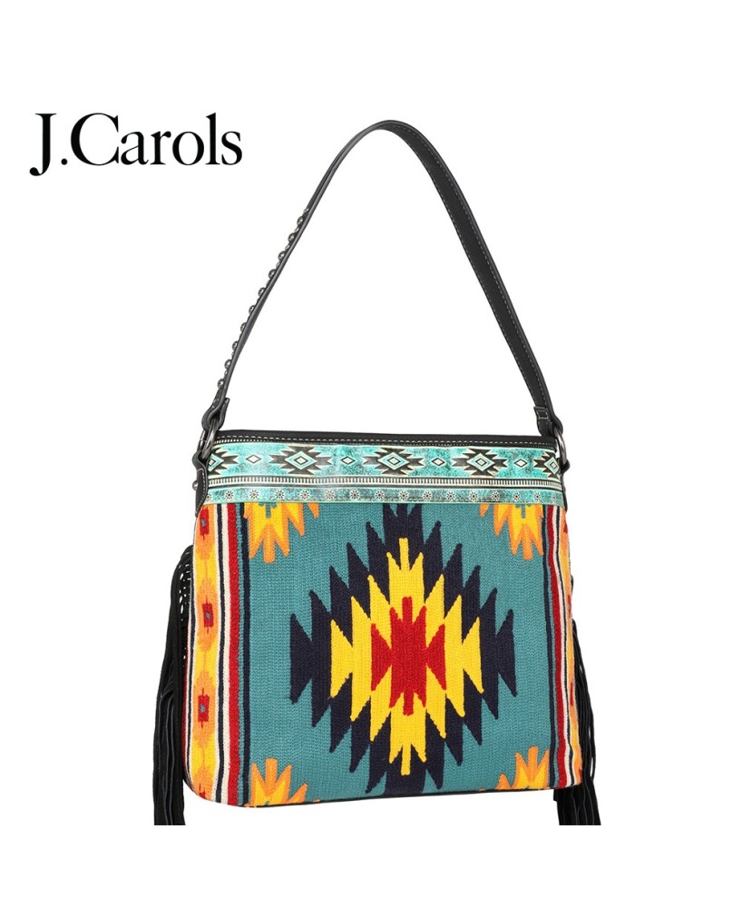 Aztec Tapestry Concealed Carry Hobo