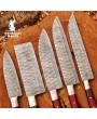 Damascus Steel Chef Knives Set