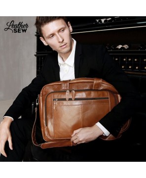 Premium Leather Briefcase