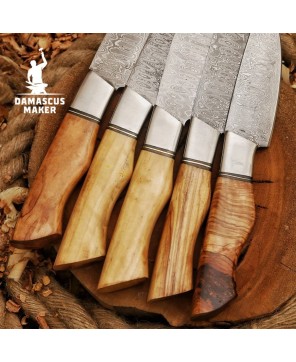 Damascus Steel Kitchen Set