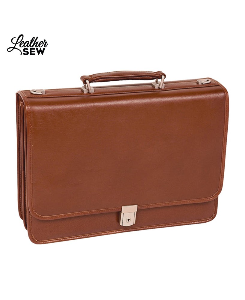 Premium Leather Briefcase: The Lexington