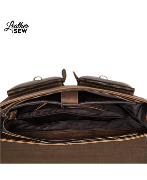 Vintage Leather Laptop Bag: The Pack