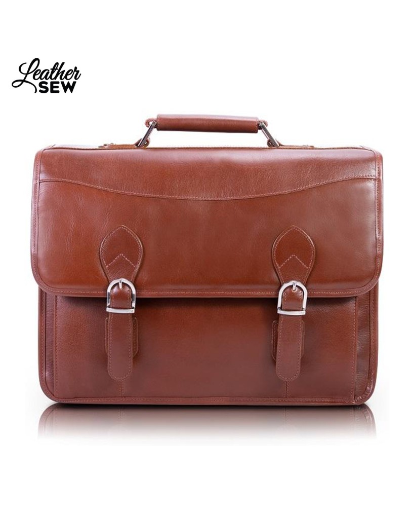 Vintage Leather Messenger: The Belvedere