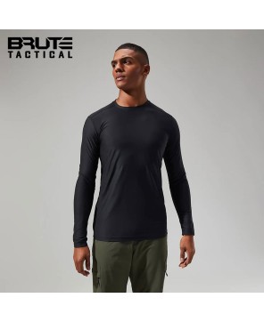 Men's Black Long Sleeve Tech Tee