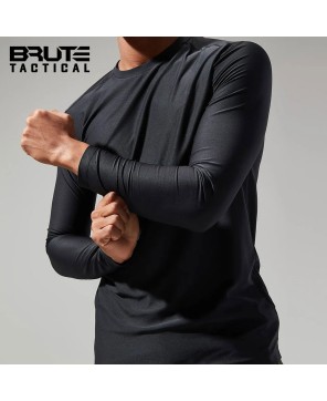 Men's Black Long Sleeve Tech Tee