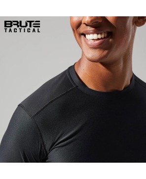 Men's Black Long Sleeve Tech Tee