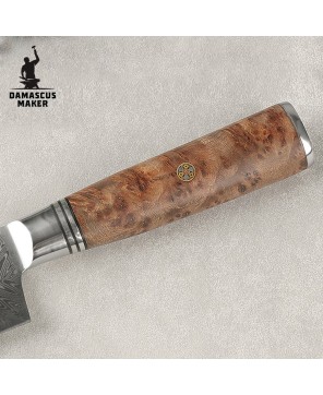 Custom Damascus Chef Knife