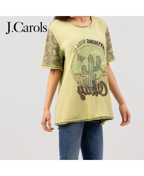 Exquisite Women's Rhinestone T-Shirt