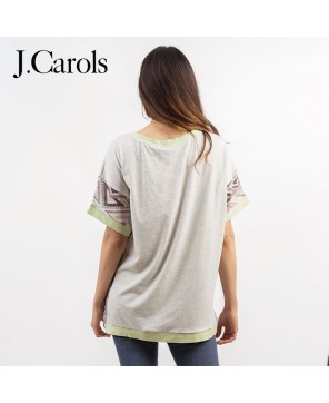 Fashionable Women's Mineral Wash Tee