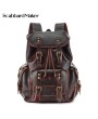 Wax Genuine Leather Backpack