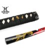 Customize Katana Wooden Swords Collection Decoration Bamboo Black Ninja Sword TV Peripheral Cosplay Sword