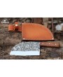 Serbian Steel Cleaver Chef Knife - High-Quality Carbon Steel Blade