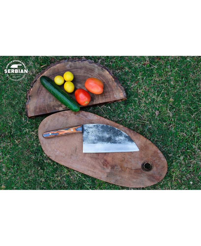 Heavy-Duty Carbon Steel Cleaver Chef Knife