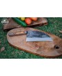 Heavy-Duty Carbon Steel Cleaver Chef Knife