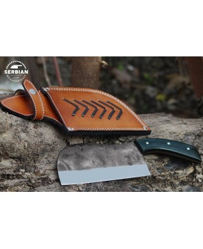 High-Quality Carbon Steel Chef Knife with Micarta Handle