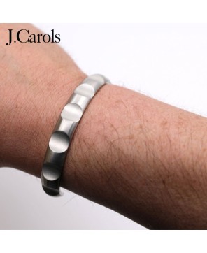 Gun Metal Circle Bangle Cuff