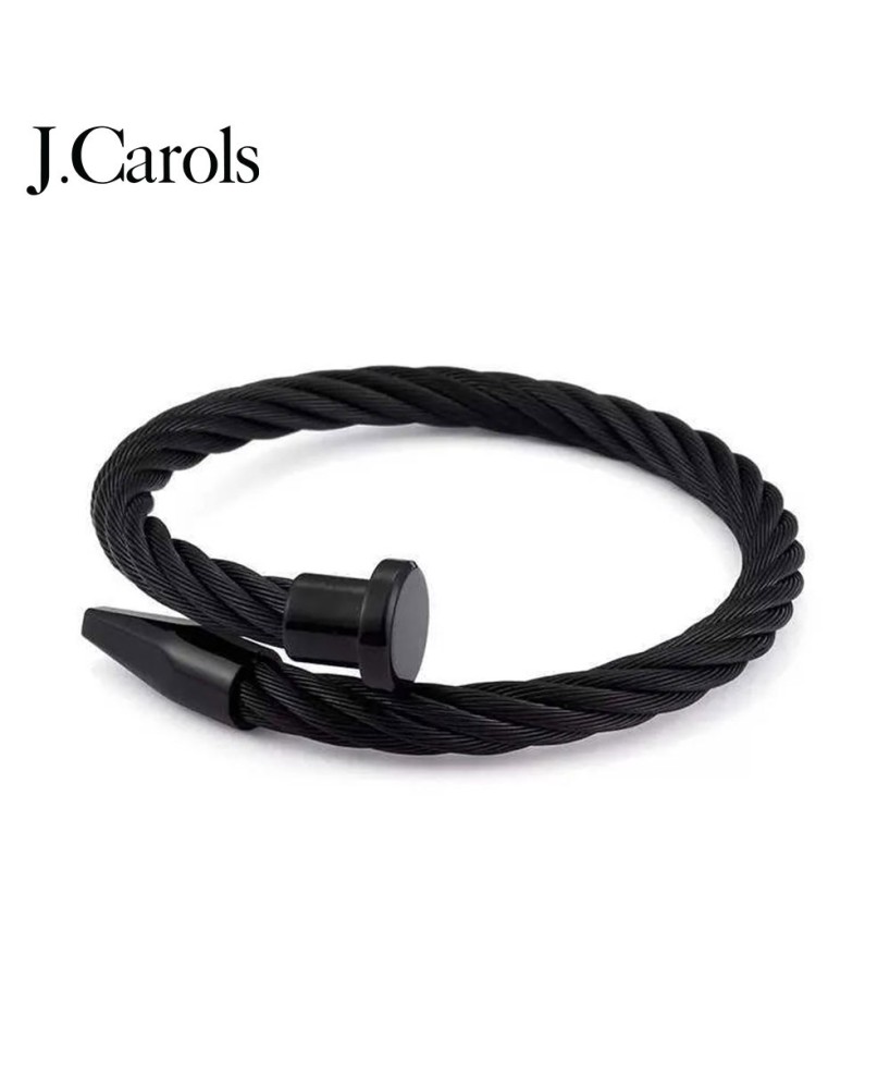 Black Pointe Cable Bangle