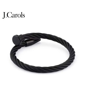 Black Pointe Cable Bangle