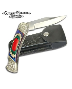 Frostwood Bear Stainless Steel Folding Knife - Stylish & Reliable