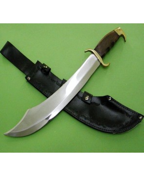 Exquisite Arabian Nights Bowie Slayer Knife with Brass Guard