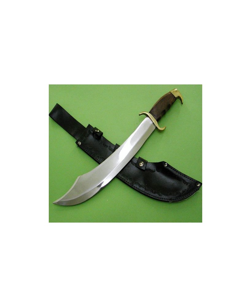 Exquisite Arabian Nights Bowie Slayer Knife with Brass Guard