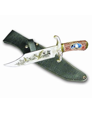 American Freedom Bald Eagle Bowie Knife