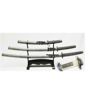 Japanese Metallic SandStone Swords Set