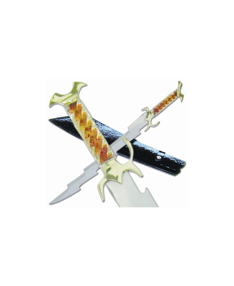 Wizards Crystal Lightning Bolt Sword