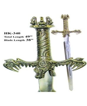 Impressive Barbarian Sword - Stainless Steel Blade