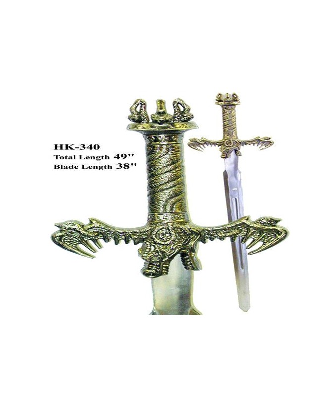 Impressive Barbarian Sword - Stainless Steel Blade