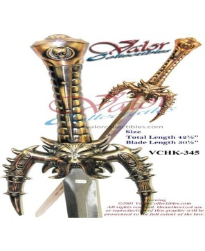 Hells Guardian Sword Collectible Stainless Steel Blade