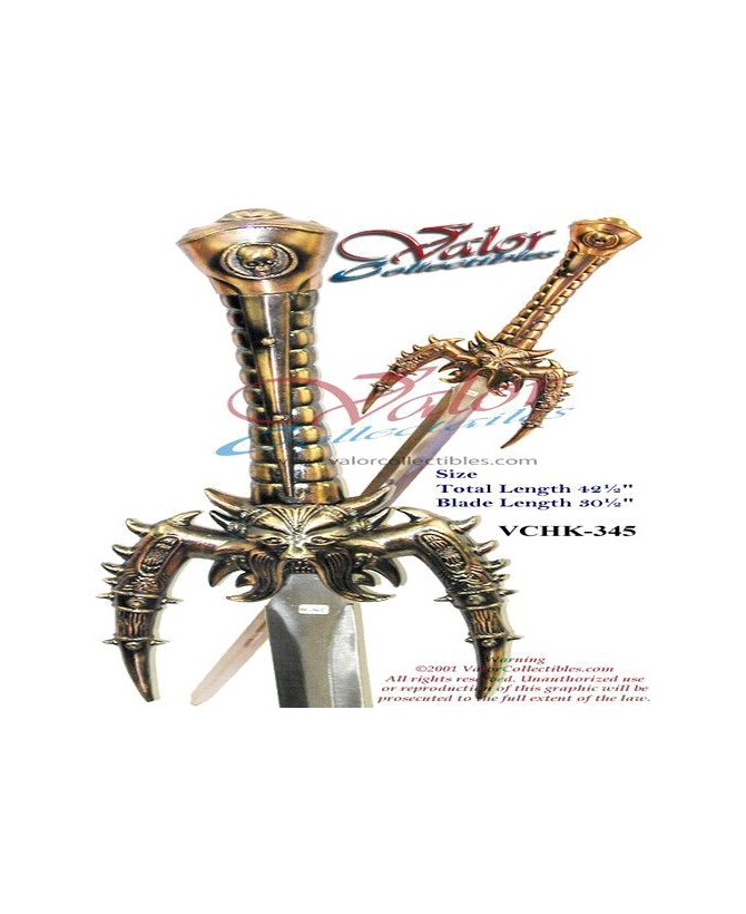 Hells Guardian Sword Collectible Stainless Steel Blade