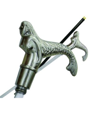 Mermaid Stainless Steel Cane Sword