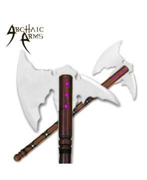 Stainless Steel Axe - Three Jewel Wood Handle