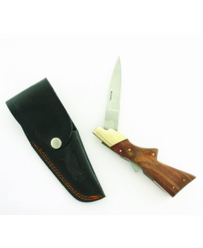 Shotgun Grip Stainless Steel Folder Knife – Durable, Elegant, Reliable