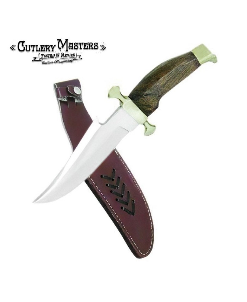 Rhino Bowie Knife - Wood Handle Collectible