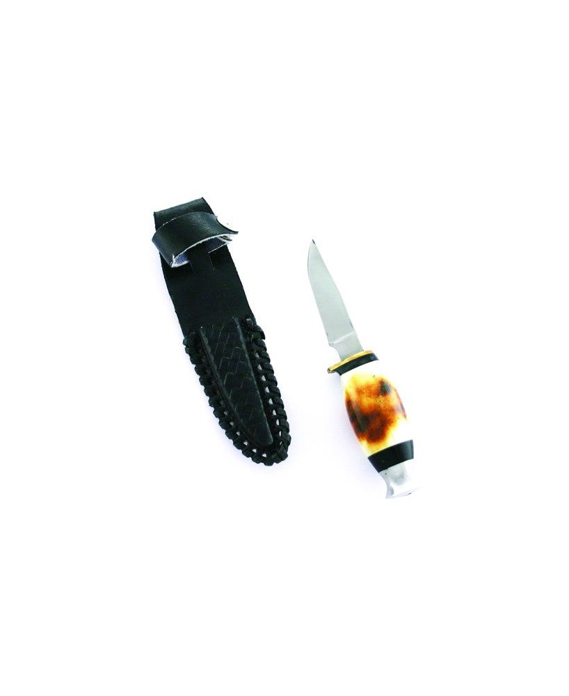 Mallard Bone Handle Hunting Knife - Premium Stainless Steel Blade