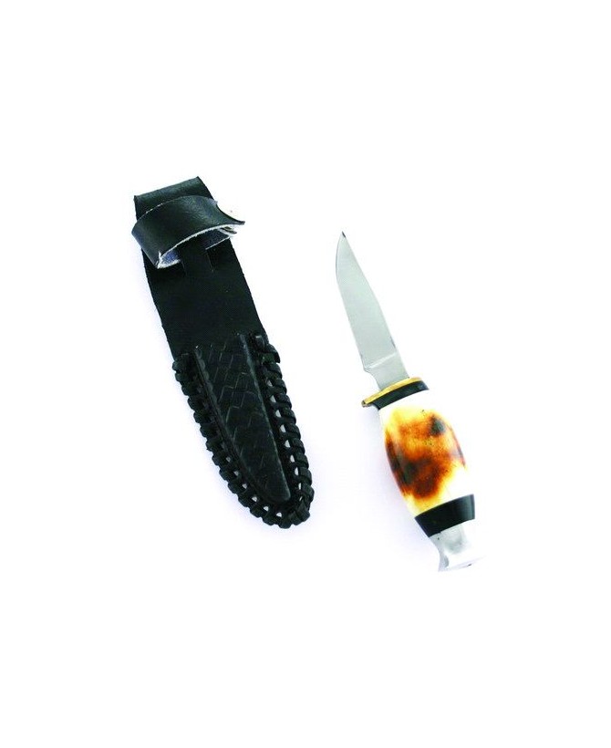Mallard Bone Handle Hunting Knife - Premium Stainless Steel Blade