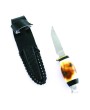 Mallard Bone Handle Hunting Knife - Premium Stainless Steel Blade