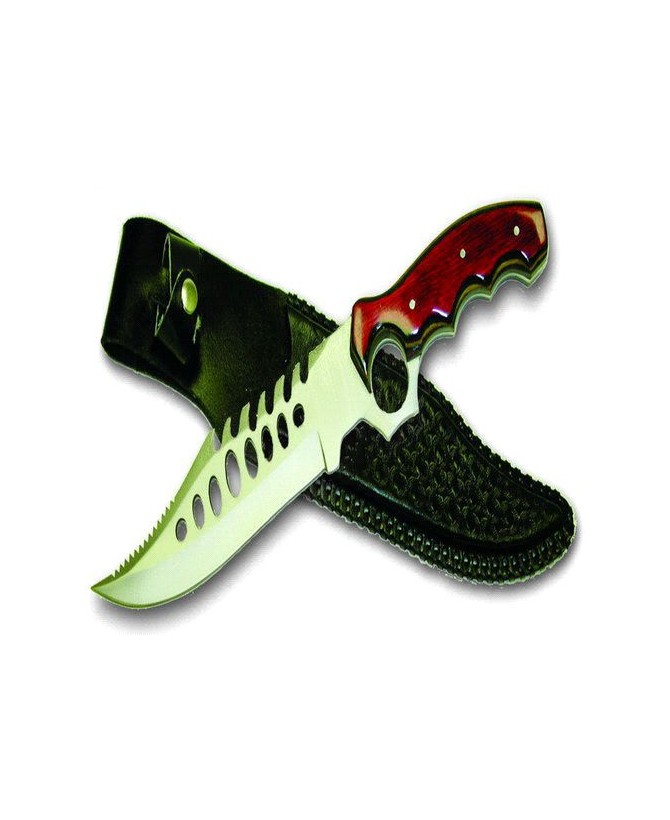 Amazon Bowie Knife: Wood-Handled Beauty