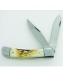Rugged Bone Handle Pocket Knife