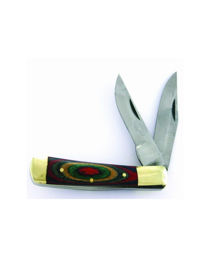 2 Blade Stainless Steel Pocket Buddy Knife - Durable and Compact