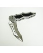 Silver Stainless Steel Tactical Folder Knife - Durable & Reliable
