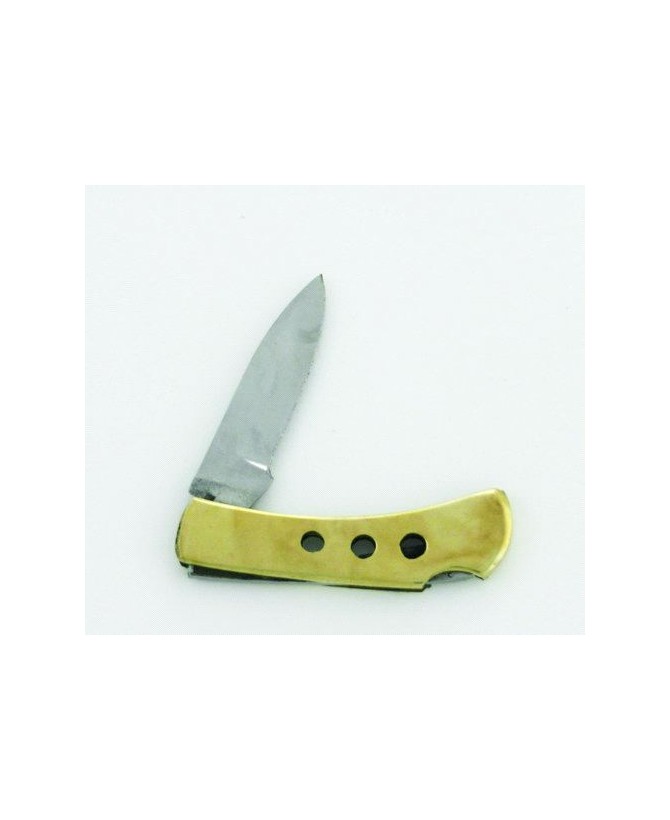 Heritage Stainless Steel Rustic Brass Pocket Knife