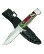 Colorwood Handle Buck Ridge Hunter Knife