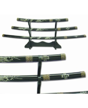 Mythical Double Dragon Katana Set - Collectible Masterpiece