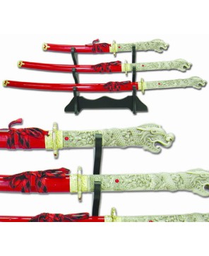 Dragon-Alert Katana Set: Legendary Samurai Swords