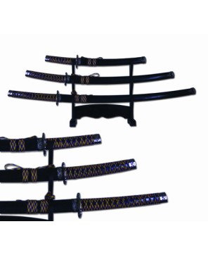 Golden Crackle Lava Samurai Sword Set - Legendary Collection